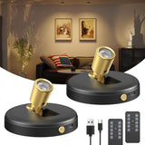 LUXFURNI LED Spot Lights Indoor – Compact Matte Black Spotlight for Neutral Interiors and Less-Is-More Styling