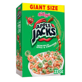 Kellogg's Apple Jacks Apple Cinnamon Cereal – Late-Night Desk Snack for Professionals, 23oz Box