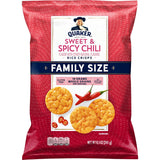 Quaker Rice Crisps Sweet & Spicy Chili – Midday Fuel with 14g Whole Grains for Busy Professionals, 8.5 oz
