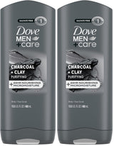 DOVE Men+Care 2-in-1 Men Body Wash – Spa-Inspired Aromatherapy Shower for Normal Skin, Mandarin Sandalwood Daily Cleanser 13.5 oz