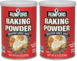 Rumford Double Action Baking Powder – Clean-Label Hostess Gift for Holiday Baking Season, 8.1 oz