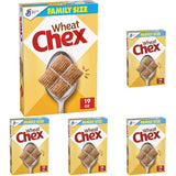 Wheat Chex Fortified Cereal – 52g Whole Grain Wellness Breakfast, 5-Pack
