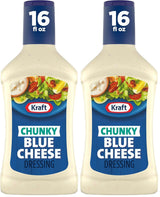 Kraft Chunky Blue Cheese Dressing – Chunky Picnic Topper for Wedge Salads and Sandwiches in the Park
