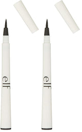 e.l.f. Gentle Liquid Eyeliner Pen for a Wind-Down Evening Pampering Session, Black Felt Tip