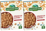 Cascadian Farm Organic Cinnamon Oat Clusters – Wholesome Whole Grain Cereal for Slow Breakfast Mornings