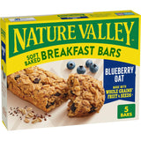 Nature Valley Soft Baked Breakfast Bars – Whole Grain Travel Snack for Road Trips and Commutes, 5 Individually Wrapped Bars