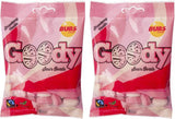 Bubs Swedish Soft Candy 2 x 90g Packs Strawberry Vanilla – Portable Lunch Kit Sweet for Camping and Picnics