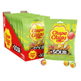 Chupa Chups Sour Lollipops – Holiday Party Hostess Gift and Easter Basket Treat, 25 Individually Wrapped Suckers