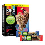 KIND Kids Blueberry Muffin and Chocolate Chip Oat Bars – Non-GMO, Kosher, Low Sodium Lunchbox Snack for Sensitive Kids and Allergy Families