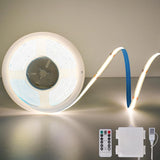 OMIKA COB LED Strip Lights – Intentional Home Accent Lighting, Cuttable Self Adhesive COB Strip with Hidden Battery Box and Timer