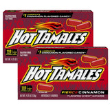 Hot Tamales Fierce Cinnamon Candy 3-Bag Pack – Non-Chocolate Trick or Treat Variety for Kids' Halloween Bowls and Party Tables