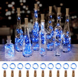 Brightown Outdoor Bottle Fairy Lights – Camping and Picnic Table Glow, Weatherproof Cork LED String in Warm White