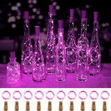 Brightown Outdoor Bottle Fairy Lights – Camping and Picnic Table Glow, Weatherproof Cork LED String in Warm White