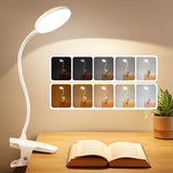 Mubarek Clip on Lamp – Practical Housewarming Gift for Readers, Eye-Caring Bedside Light