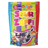 Zollipops Zaffi Taffy Sour Assorted Pack – No Artificial Dye Sugar-Free Taffy for Travel Snacking and On-the-Go Wellness
