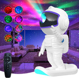 LumiGalaxy Star Projector with Timer – Baby-Safe LED Night Light for Bedroom, Cool-Touch Astronaut Lamp for Children's Room