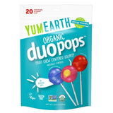 YumEarth Organic Duo Pops – Non-GMO Lollipops for Halloween Trick-or-Treat Bags and After-School Snack Time, 20 Count