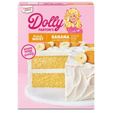 Duncan Hines Dolly Parton's Favorite Banana Flavored Cake Mix, 15.25 oz. – On-Box Dolly Parton Recipe for Easy Showstopper Desserts