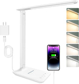 White crown Rechargeable Reading Light with 5 Color Temperatures – Cozy Atmosphere for Self-Care Rituals