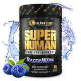 ALPHA LION Core Pre Workout Powder – Tri-Source Caffeine Focus Formula for Workday Workouts and Midday Slumps