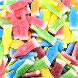 Wax Bottle Candy Drinks – Heat-Sealed Half-Pound Variety Bag of Chewy Liquid Bottles, Kid-Friendly Retro Candy for School Events