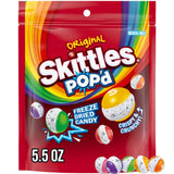 Skittles Pop'd Sour Freeze Dried Candy – Novelty Stocking Stuffer for Teens, 5.5 oz Resealable