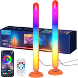 Borllyem Color-Changing LED Light Bars for Cozy Home Atmosphere, USB-Powered Ambient Accent Lights
