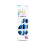 KISS Press On Nails colorFX – Simple At Home Manicure for the Less Is More Routine, Reconnect Chrome Finish