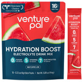 Venture Pal Sugar Free Electrolyte Powder Packets – Get Well and Care Package Gift for Someone Managing POTS or Dehydration, 16 Sticks