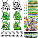 All-in-One Soccer Party Favor Gift – 110 Pieces with Variety Pack Bags, Toys & Collectible Stickers