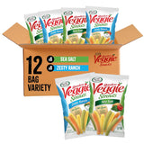 Sensible Portions Garden Veggie Straws Variety Pack for Travel and Potluck Tables, Sea Salt and Zesty Ranch