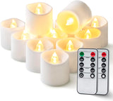 Homemory LED Tea Lights – Soothing Night Ritual Glow for Bedroom, Yoga Room, and Meditation Space