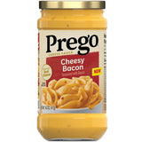 Prego Cheesy Bacon Cheddar Cheese Sauce – 14.5 oz Jar for Stress-Free Casserole and Pasta Assembly