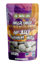 Freeze Dried PB&J Grape Candy – Exotic Candy Gift Basket Addition for Her or Him, Crunchy Treat 2oz