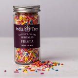 India Tree Natural Rainbow Sprinkles – Holiday Gift for the Plant-Based Baker, 3 oz Jar