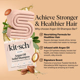 Kitsch Argan Oil Shampoo Bar — Zero-Waste Gift Set for Her, Housewarmings, and Valentine's Day