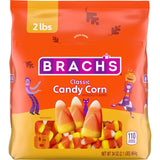 Brach's Classic Candy Corn – Portable Fall Treat for Tailgates, Hayrides, and Pumpkin Patches, 34 Ounce