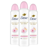 Dove Advanced Care Antiperspirant Deodorant Spray – Sophisticated Floral-Citrus Collection for the Curated Bathroom Counter, 3 Pack 3.8 oz