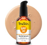 TruSkin Tinted Face Sunscreen Serum SPF 30 - Daily SPF for Desk-Side Touch-Ups and WFH Routines
