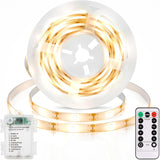 echosari LED Tape Light 3.3ft – Affordable Birthday Gift for Mom and Friends, Dimmable Home Decor with Timer, Cool White