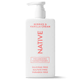 Native Volumizing Conditioner Berries & Vanilla Cream – Calming Bath Time Essential for Limp, Lifeless Hair