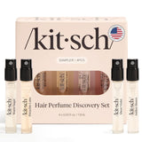 Kitsch Hair and Body Mist Quartet – Hostess Gift Pick for Holidays, Vegan Mini Spray Set