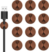 Nimble Cable Clips – Less-Is-More Charging Station Organizer, Adhesive Cord Keeper for Kitchen Counter and Desk