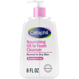 Cetaphil Nourishing Oil to Foam Wash – Uncluttered Vanity Essential for Dry, Reactive Skin, 8 fl oz
