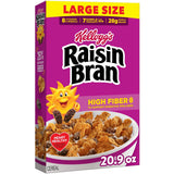 Kellogg's Raisin Bran Office Breakfast Cereal, Filling Fiber Bowl That Stops Mid-Morning Hunger
