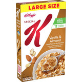 Kellogg's Special K Low Fat Cereal for Mid-Afternoon Office Snacks, Crunchy Vanilla Almond Pick-Me-Up