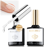 modelones Minimal Magnetic Gel Nail Kit – Six Shimmer Pearl Shades, Streak Free Wide Brush Application for Intentional At Home Manicures