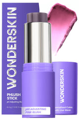 Wonderskin pHlush Multi-Use Luxury Blush and Lip Tint - Custom pH-Reactive Color in a Sleek Stick