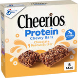 Cheerios Protein Chewy Bars Hiking Trail Ready Portable Protein Snack Chocolate Peanut Butter 6.35 oz