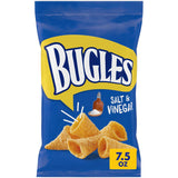 Bugles Salt and Vinegar Corn Cone Snacks 7.5 oz – No-Prep Pantry Snack for Quick Work Breaks